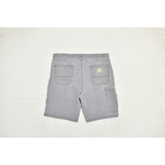 Carhartt Relaxed Fit Cargo Shorts Men's Size 36 Gray Workwear 102514-039 - Picture 2 of 8
